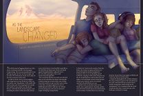 Editorial project: as the landscape changed